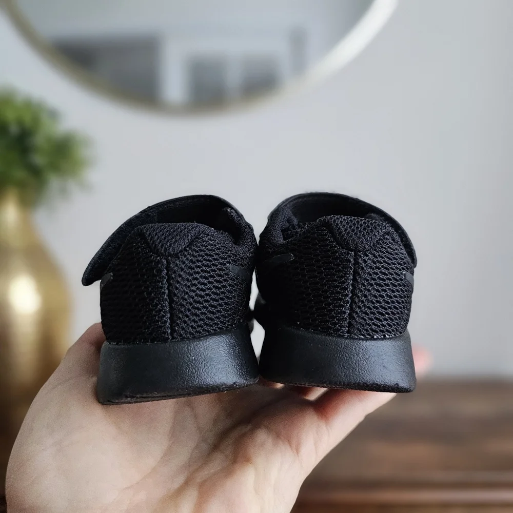 Nike Tanjun TDV Baby Toddler Sneakers – Black | Size 4C | Hook & Loop - Picture 6 of 11